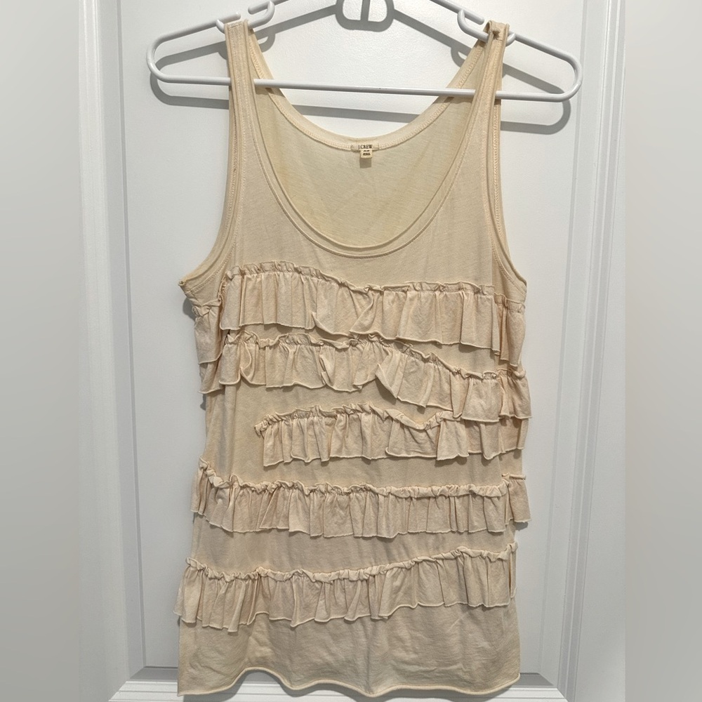 J. Crew Ruffle Tank
